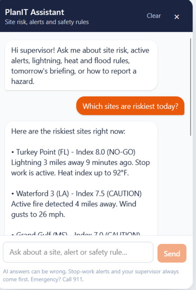 PlanIt Control – screenshot 1