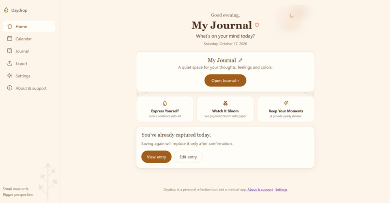 Daydrop – screenshot 1
