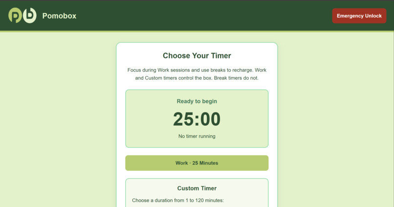 Pomobox – screenshot 1