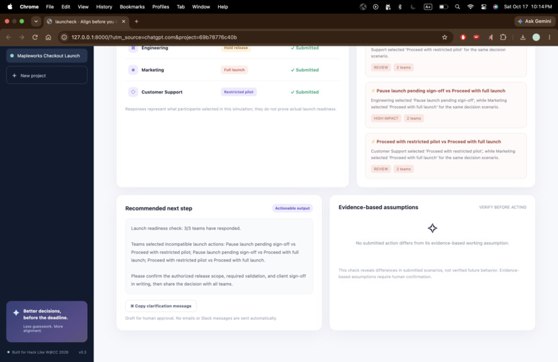 Launcheck – screenshot 2