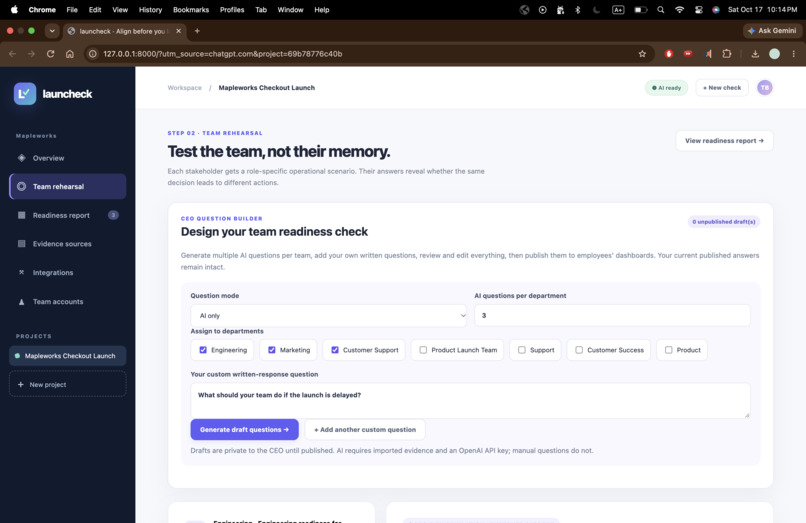 Launcheck – screenshot 3