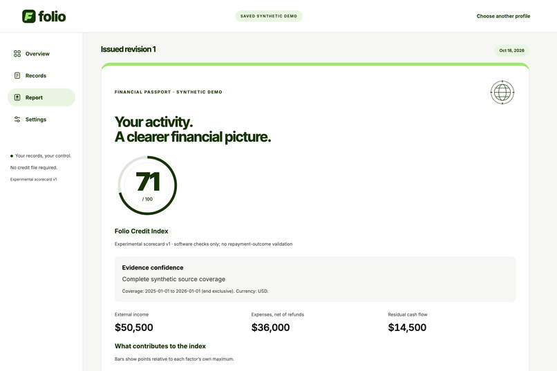 FOLIO – screenshot 5