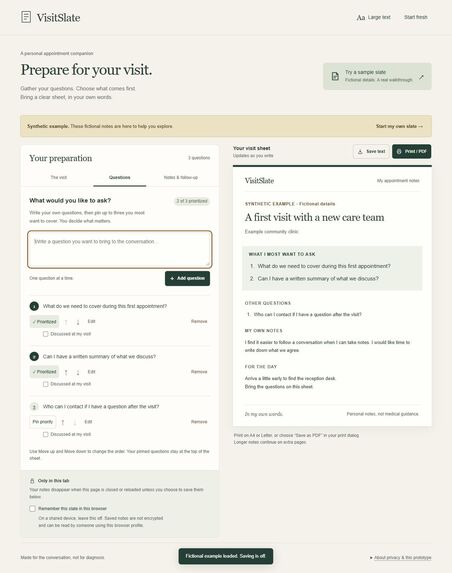 VisitSlate – screenshot 2