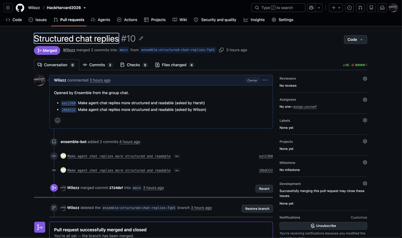 Ensemble – screenshot 2