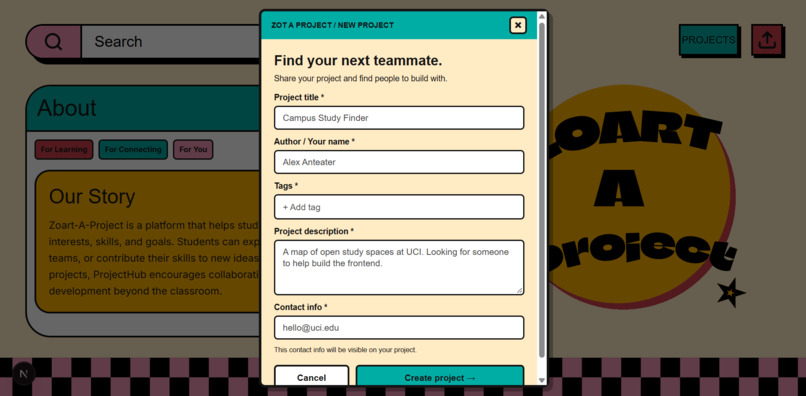 Zoart a Project – screenshot 2