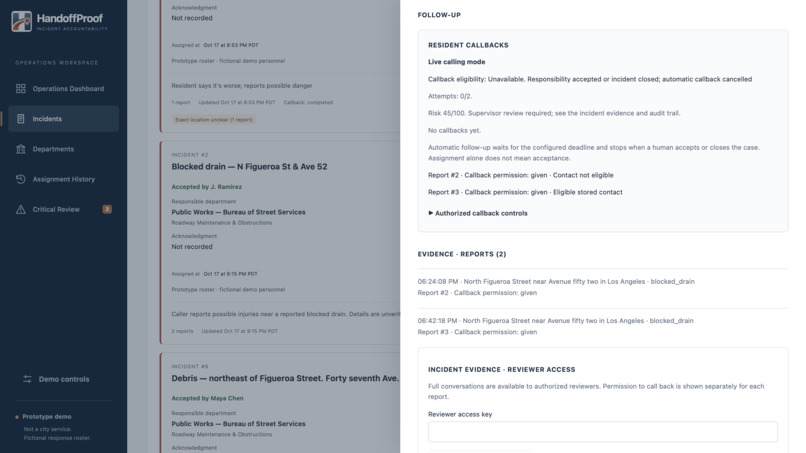 HandoffProof – screenshot 3