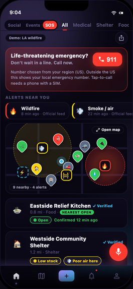EventApp-Lifeline – screenshot 3