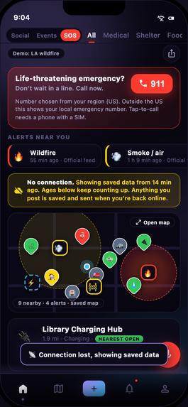 EventApp-Lifeline – screenshot 4