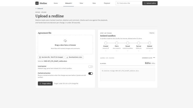 SiteLine – screenshot 3