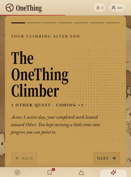 OneThing – screenshot 7