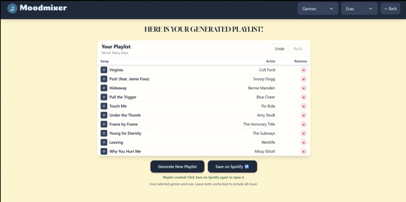 Moodmixer – screenshot 2