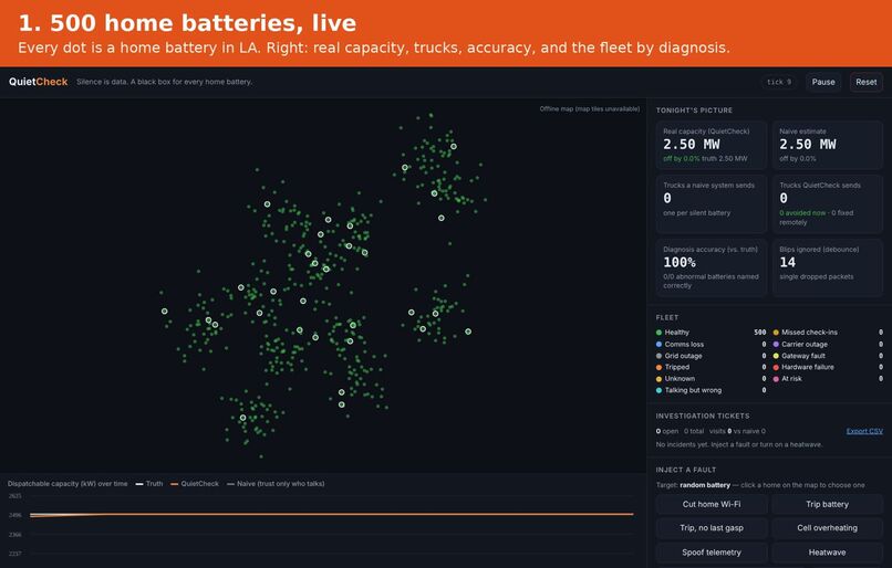 QuietCheck – screenshot 1