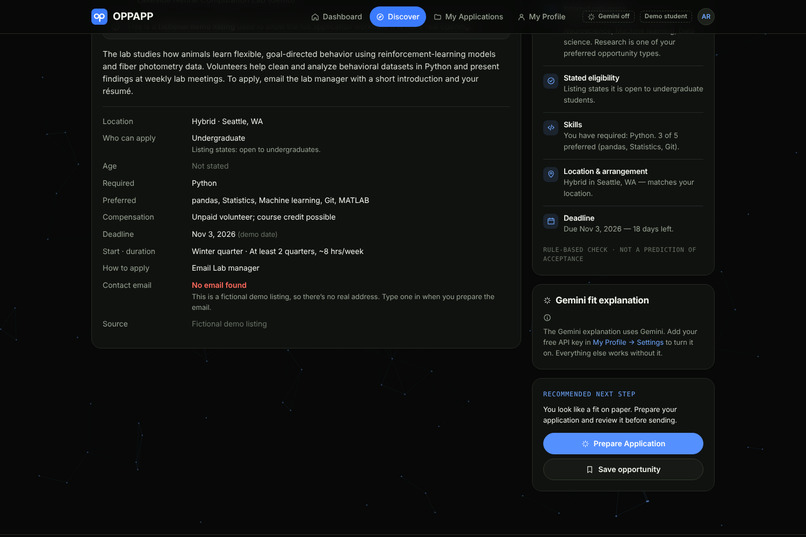 OPPAPP – screenshot 4