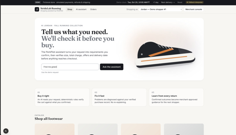PerkPilot – screenshot 1