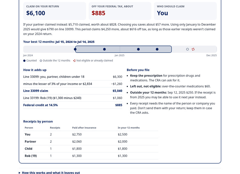 Receipt Window – screenshot 3