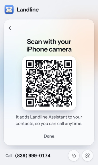Landline – screenshot 1