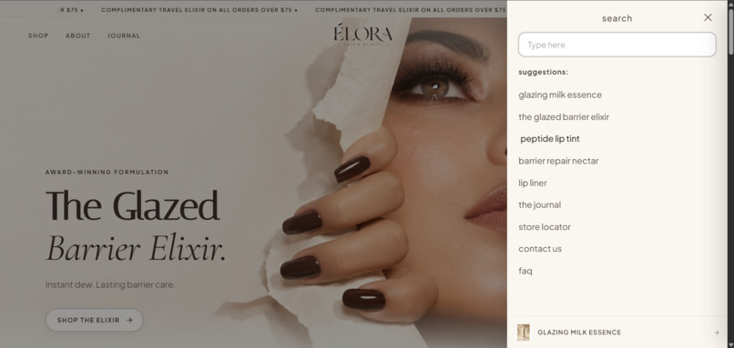 Élora — The New Standard for Skin – screenshot 4