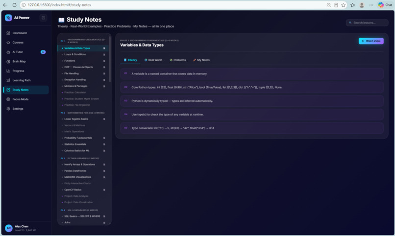 EduAI-personlized-learning-system-using-AI – screenshot 5
