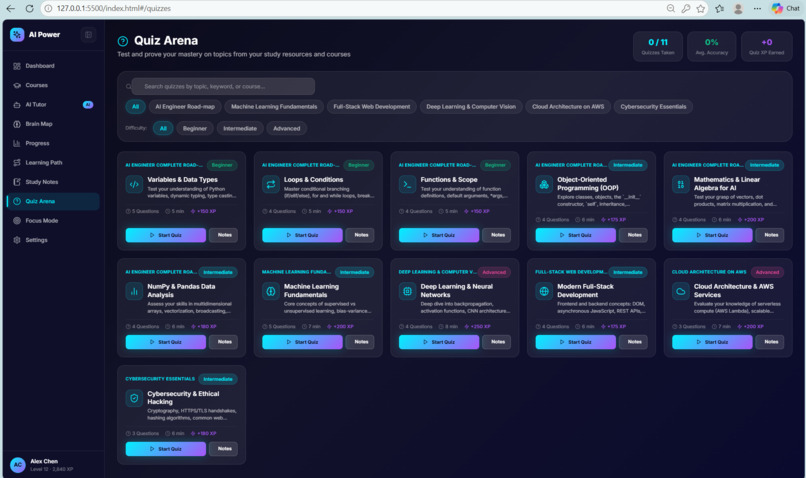 EduAI-personlized-learning-system-using-AI – screenshot 10