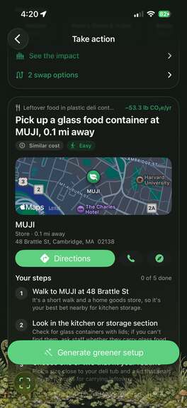 LiveGreen: the all-in-one sustainability tracker – screenshot 8