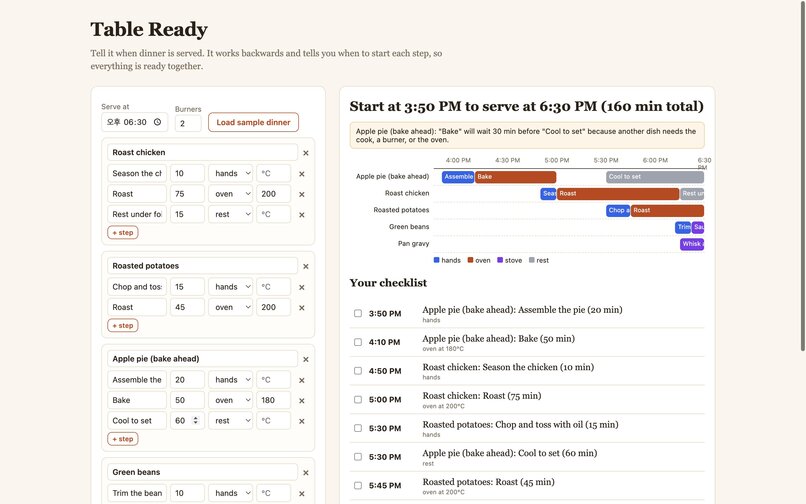 Table Ready – screenshot 1