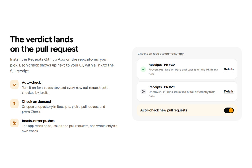 Receipts – screenshot 5