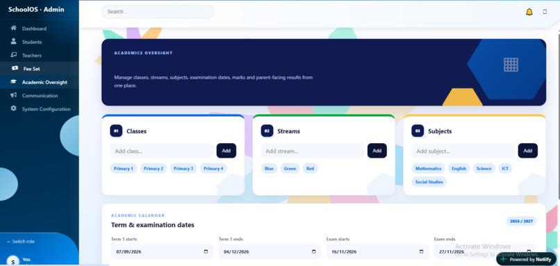 SchoolOS – screenshot 2