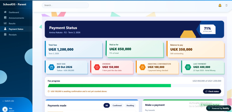 SchoolOS – screenshot 4