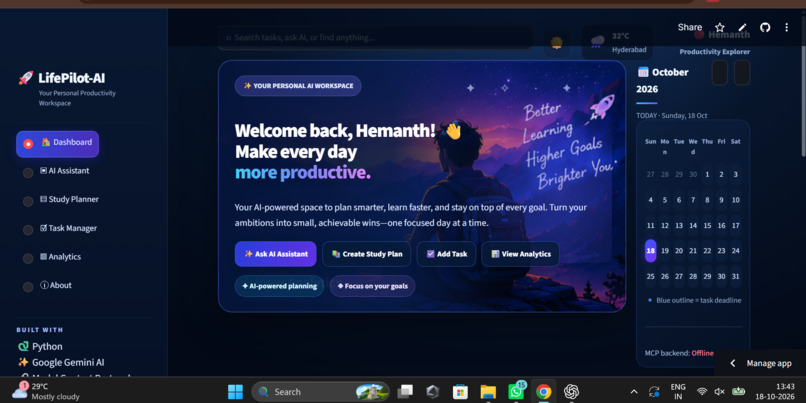 LifePilot-AI – screenshot 2