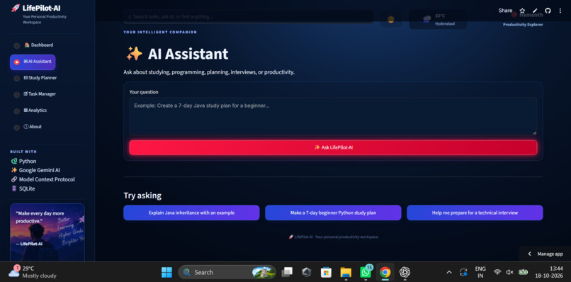 LifePilot-AI – screenshot 3