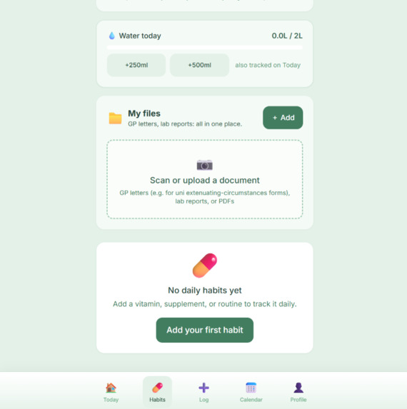 Cuore - The Student Health App – screenshot 3
