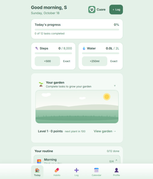 Cuore - The Student Health App – screenshot 4