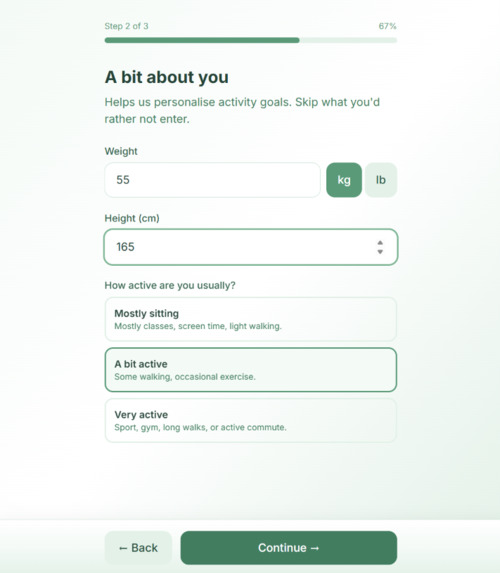 Cuore - The Student Health App – screenshot 10