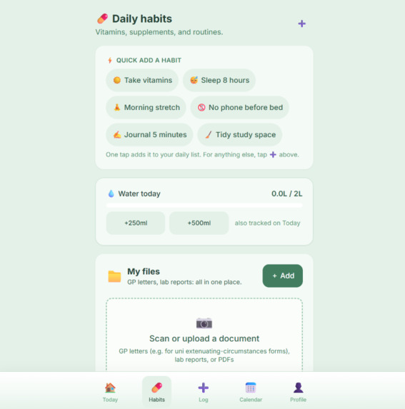 Cuore - The Student Health App – screenshot 12