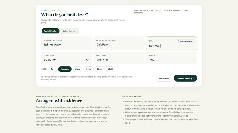 TasteBridge – screenshot 3