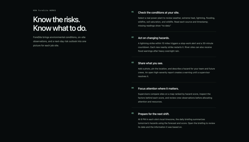 ForeSite – screenshot 2