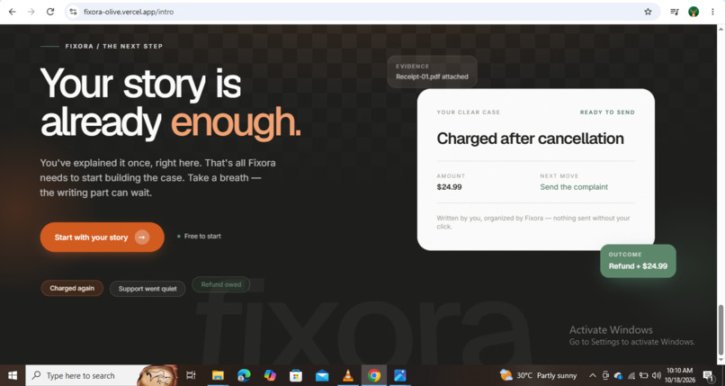 Fixora – screenshot 1