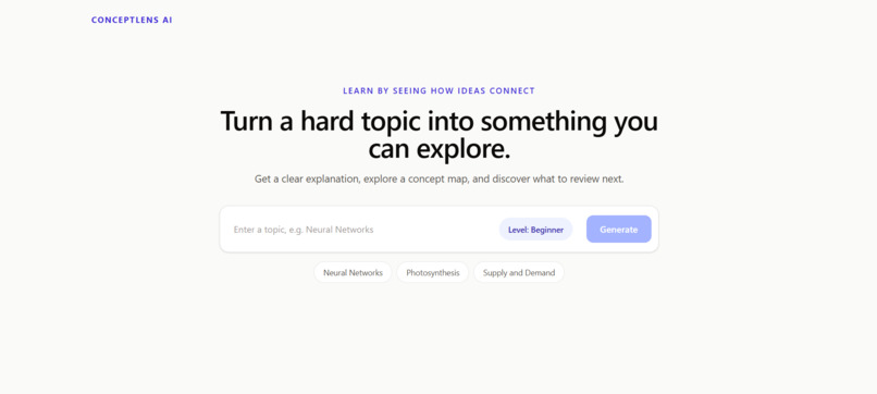 conceptlens-ai – screenshot 1