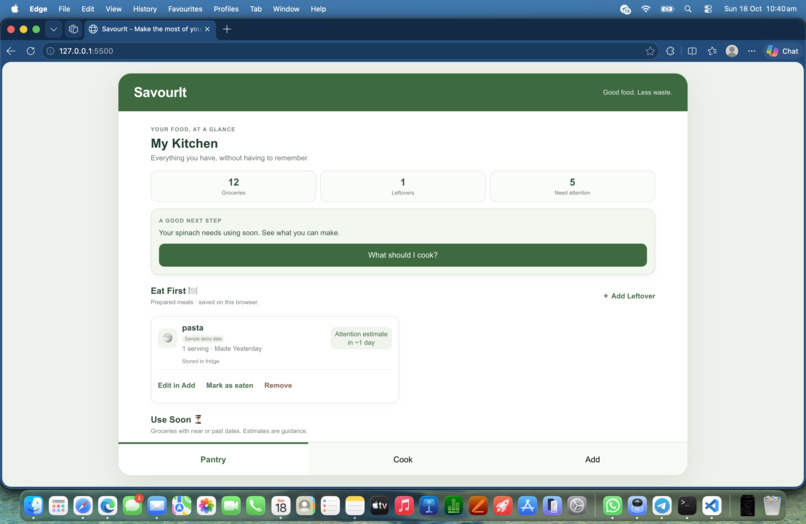 SavourIt – screenshot 4