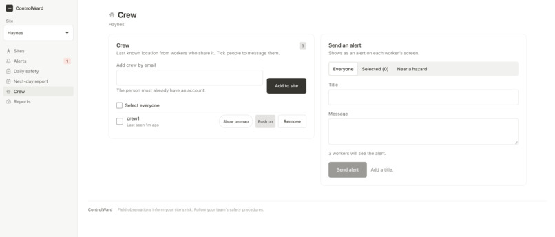 ControlWard – screenshot 5
