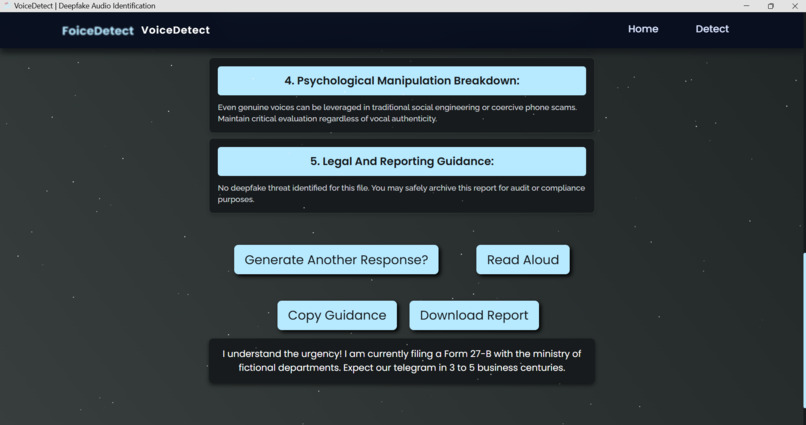 AI SCAM VOICE DETECTOR – screenshot 3