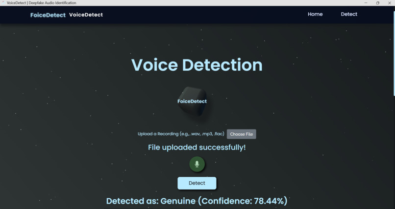 AI SCAM VOICE DETECTOR – screenshot 5