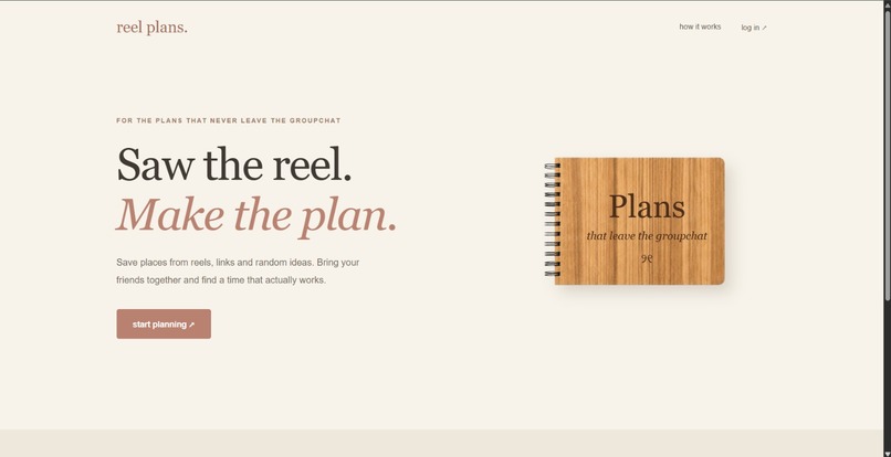 Reel Plans – screenshot 1