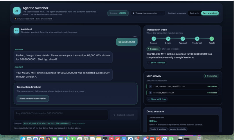 Agentic Switcher – screenshot 1
