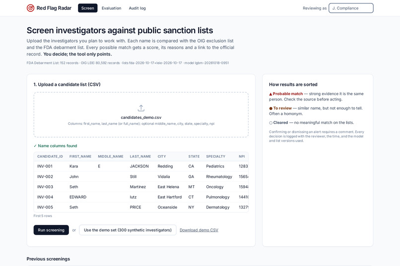 Radar – screenshot 2