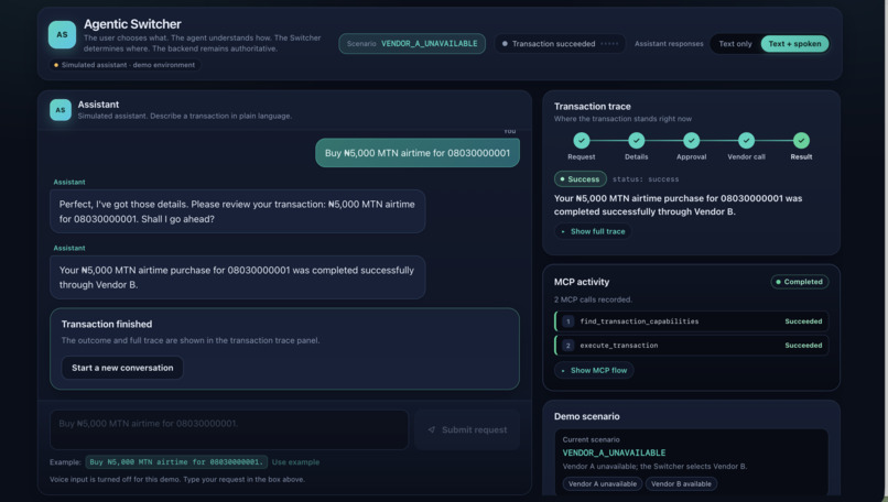 Agentic Switcher – screenshot 2