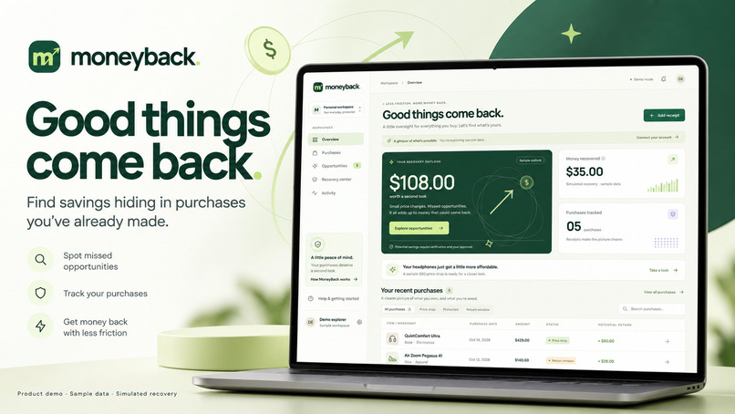 MoneybackOS – screenshot 2