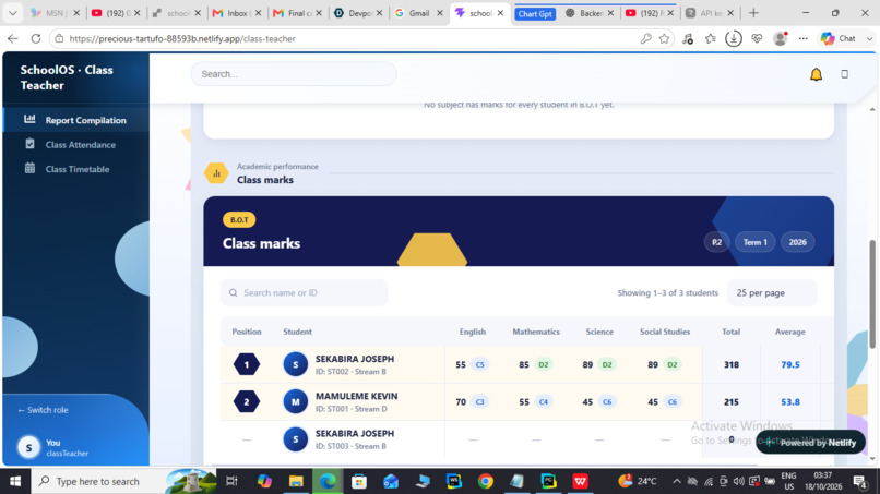 SchoolOS – screenshot 8