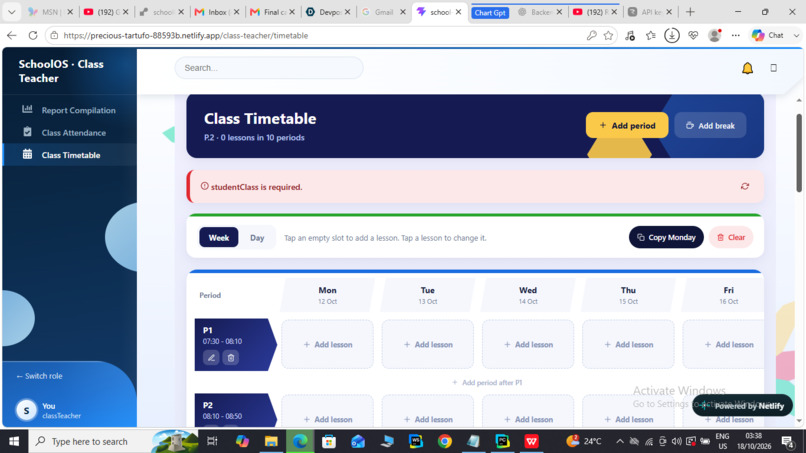 SchoolOS – screenshot 9