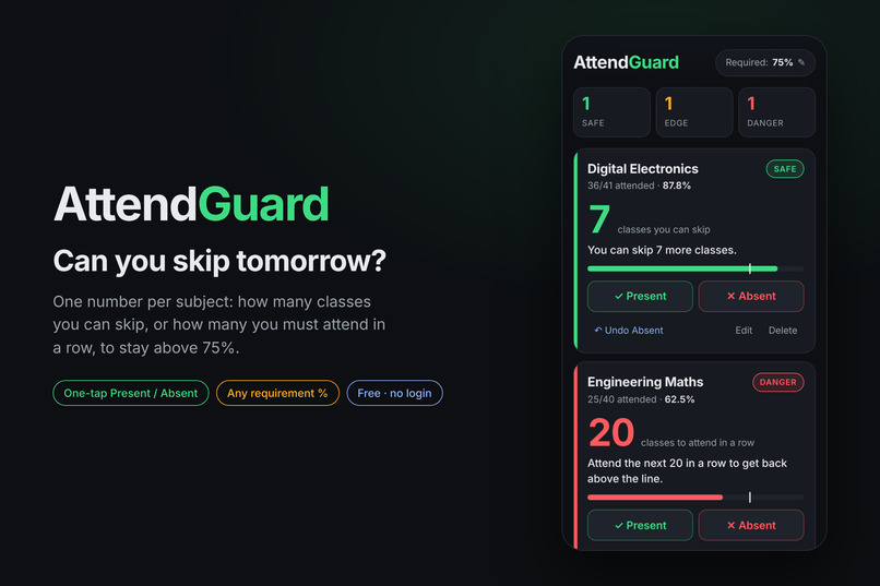 AttendGuard – screenshot 1